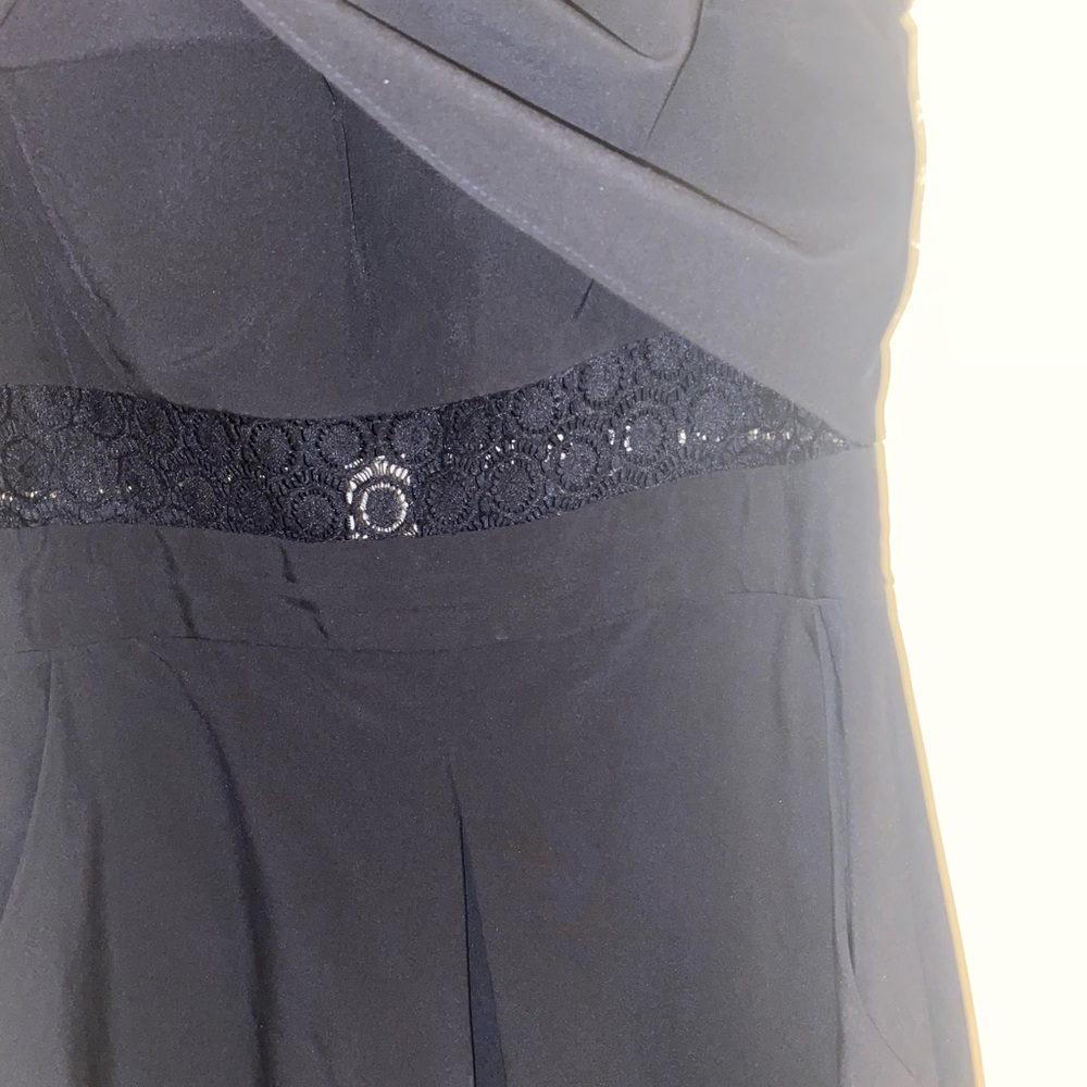 Black Mini Dress with Pockets - Picture 7 of 8